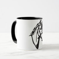 Caneca de Desenho de Cavalo