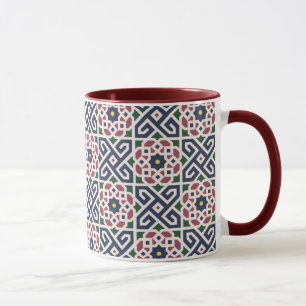 Caneca de design de cerâmica marroquina