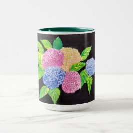 Caneca de design de flores por Rashmi