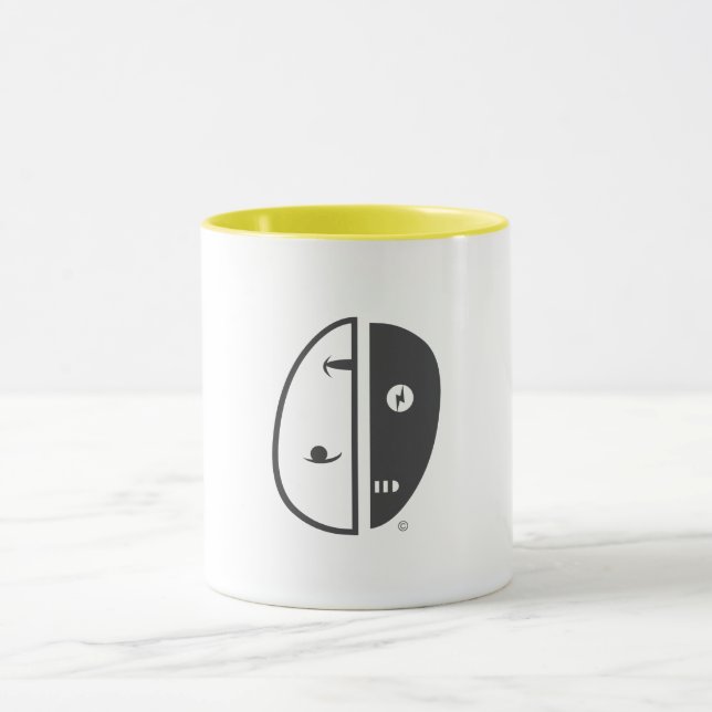 Caneca de design Humbot Não Tenha Medo. (Centro)