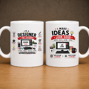 Caneca de designer engraçada Café de designer gr