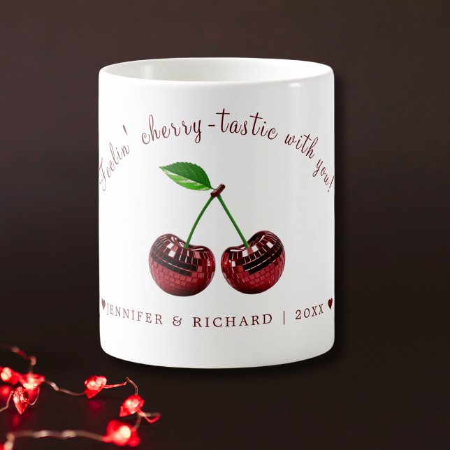 Caneca de Dia de os namorados de Cherry-Tastic (Cherry-Tastic Valentine's Day Mug)