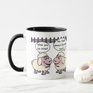 Caneca de Dia dos Namorados Será Você Minha
