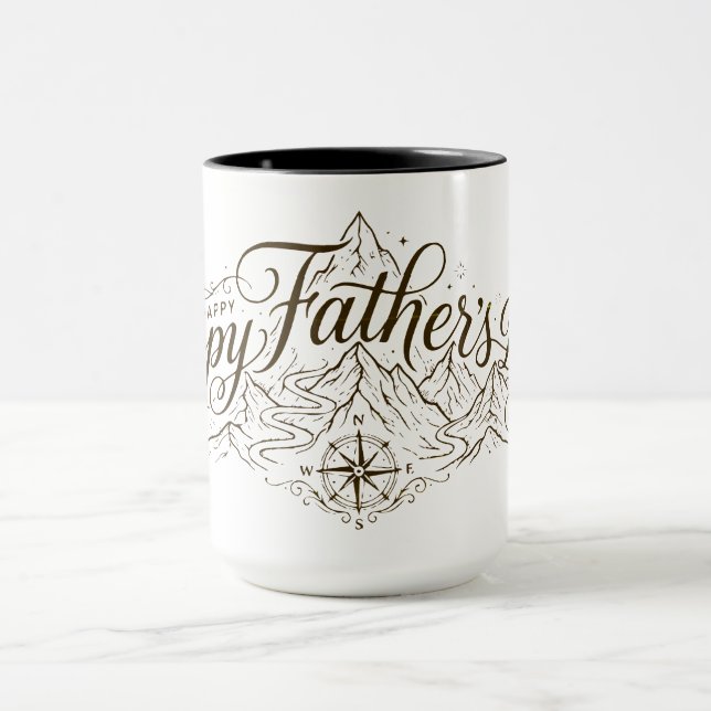 Caneca de Dia dos Pais Mountain Ridge Outdoor (Centro)