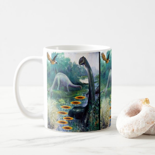 caneca de dinossauro (Com Donut)