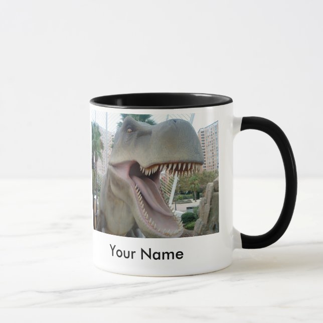 Caneca de Dinossauro T-Rex (Direita)