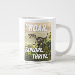 caneca de dinossauro, xícara de café gigante, pré-