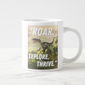caneca de dinossauro, xícara de café gigante, pré-
