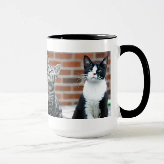Caneca de dois gatos (Direita)