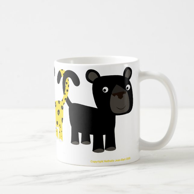 Caneca de Dois Leopardos (Direita)