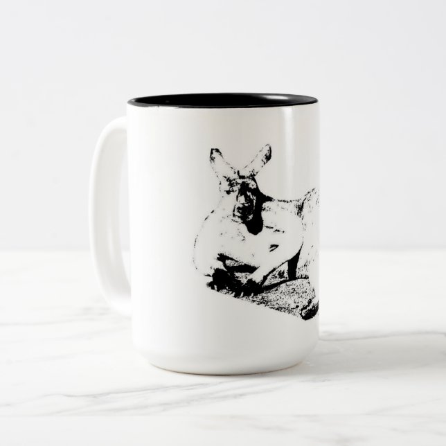 caneca de dois tons 444 ml (Frente Esquerda)