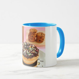 Caneca de Donuts e Biscoitos