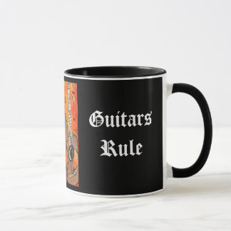 Caneca de duas guitarra