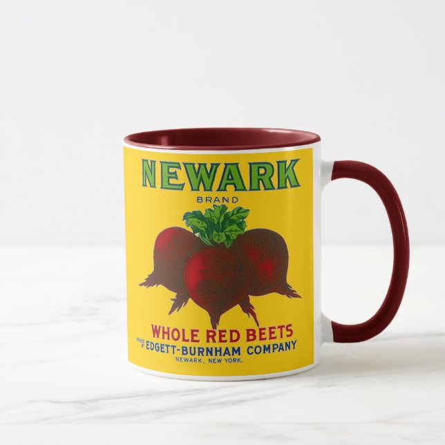 CANECA ~ DE EMPACOTAMENTO NEWARK DA ETIQUETA DA CAIXA DA (Direita)