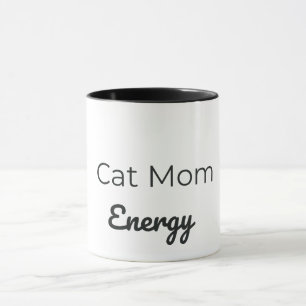 Caneca de Energia de Mãe de Gato Xícara de Café