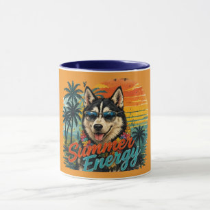 Caneca de Energia de Verão Husky Caneca de Café