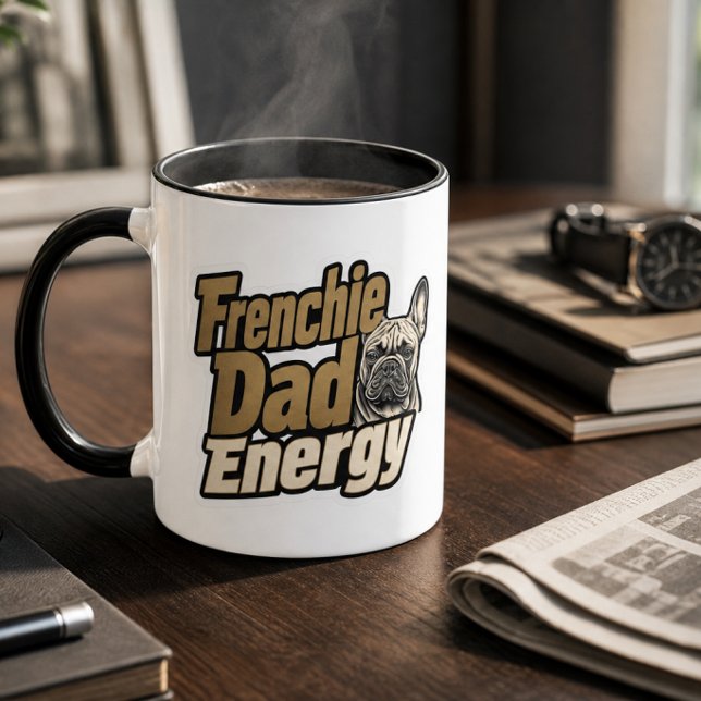 Caneca de Energia do Papai Frenchie (Frenchie Dad Energy Mug)