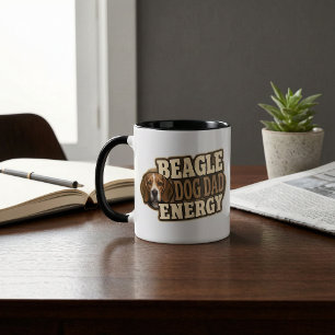 Caneca de Energia Papai Cachorro Beagle