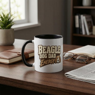 Caneca de Energia Papai Cachorro Beagle