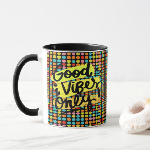 Caneca de Energia Pop Art Good Vibes