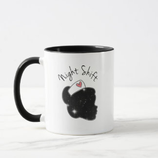 Caneca de Enfermeira do Turno da Noite