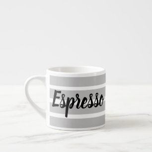 Caneca de Espresso - Argolas Cinza