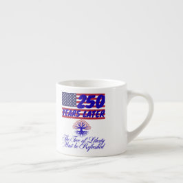 Caneca de espresso Árvore da Liberdade