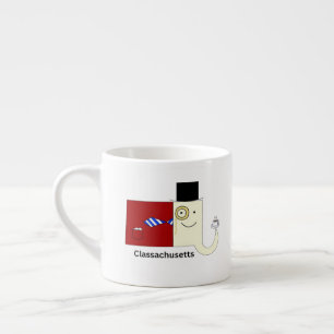 Caneca de Espresso Classachusetts Massachusetts