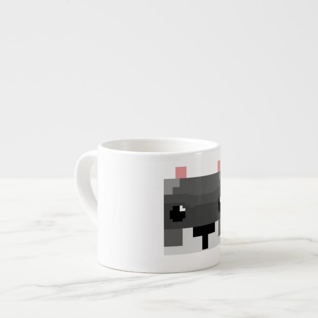 Caneca de Espresso de Animal Fofo (Frente Esquerda)