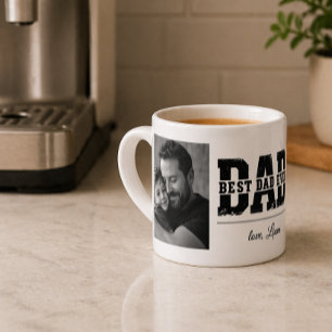 Caneca de Espresso Moderno Colagem de Fotos Melhor