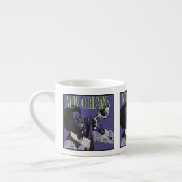 Caneca de espresso New Orleans Music