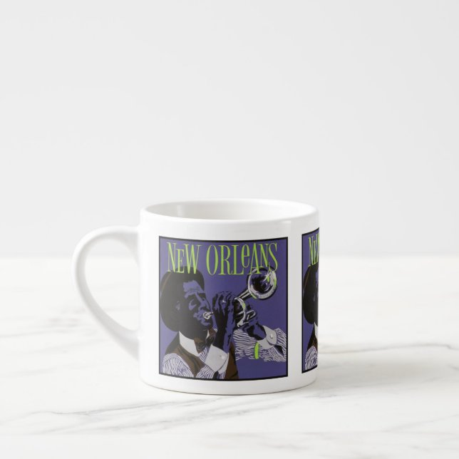 Caneca de espresso New Orleans Music (Esquerda)