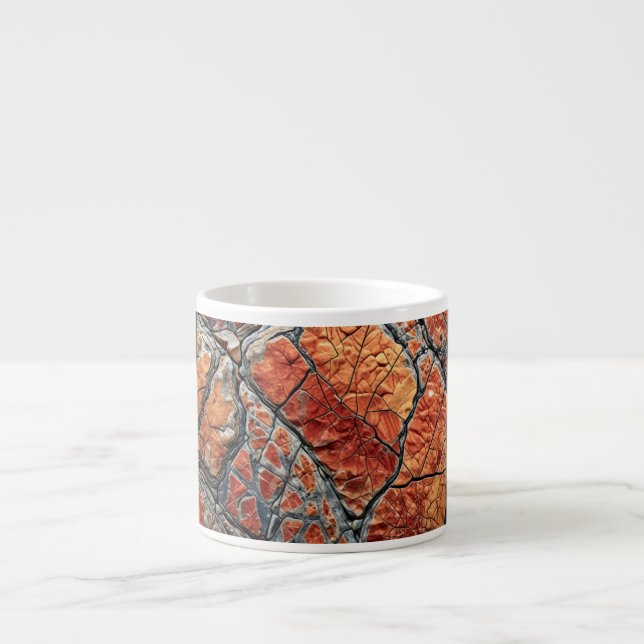 Caneca de Espresso (Padrões em Pedra-5) (Frente)
