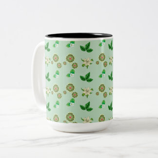 Caneca De Estética Botânica - Xícara De Café Flora