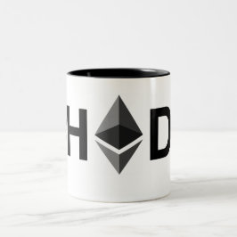 Caneca de Ethereum do #HODL