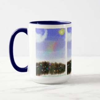 Caneca de Exposição Chuva de Primavera