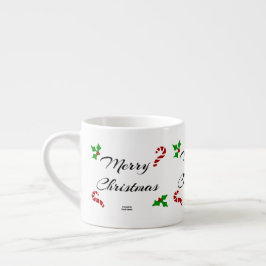 Caneca de Expresso Desejos de Natal