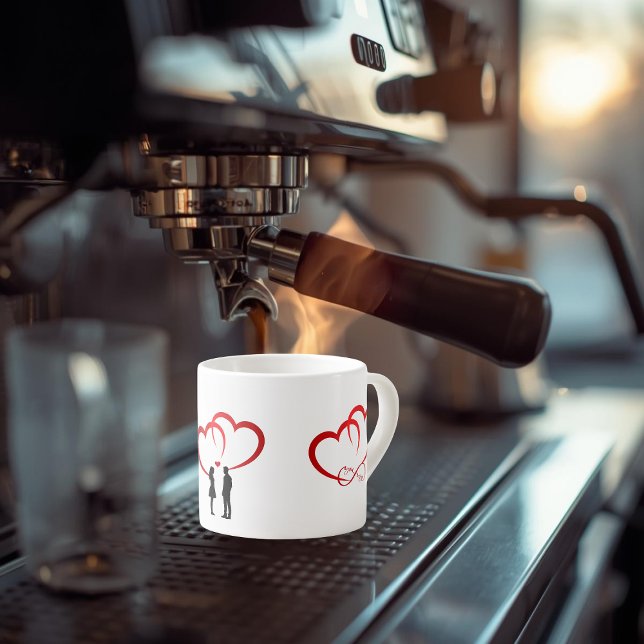 Caneca de Expresso Dois Amores (Criador carregado)