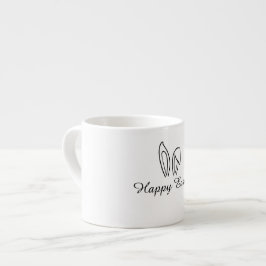 Caneca de Expresso Feliz Páscoa - Presente Festivo