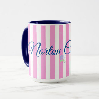 Caneca de faixa rosa Norton Commons