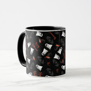 Caneca de Fantasmas Assustadores de Halloween