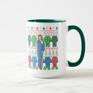 Caneca De Fato De Pantacete Feia De Natal