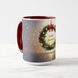 Caneca de Férias de Natal Festiva
