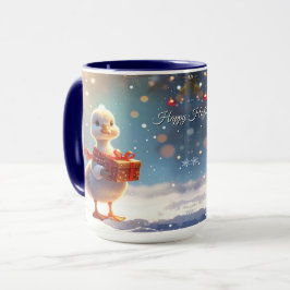 Caneca de Férias do Pequeno Pato