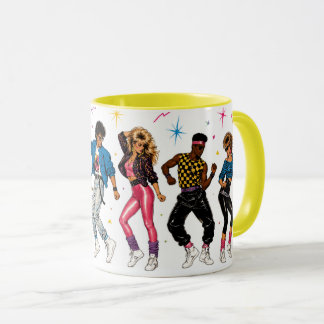 Caneca de Festa de Dança dos Anos 80