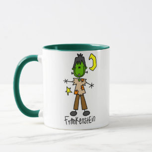 Caneca de Figura de Palito do Frankenstein do Hall