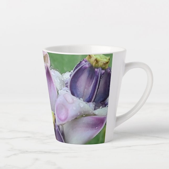 Caneca de Flor com Coroa Roxa (Direita)