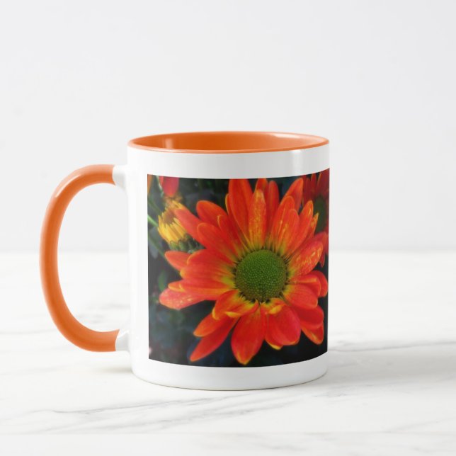 Caneca de Flor Laranja (Esquerda)