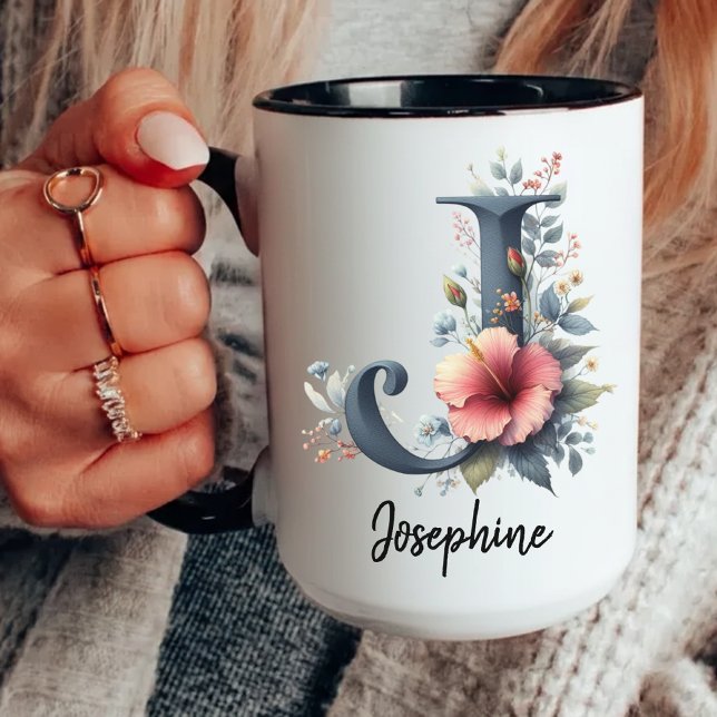 Caneca de Flor Silvestre do Mês de Nascimento Pers (personalized mug women, mom coffee mug, grandma gift mug, mother’s day mug, birthday mug for her,)
