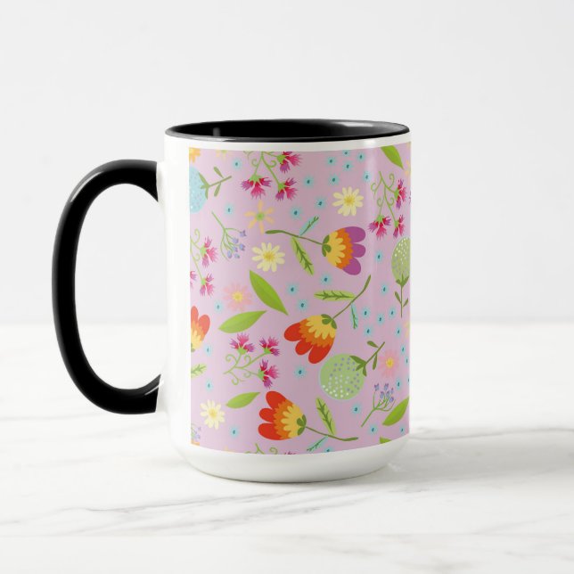 Caneca de flores (Esquerda)